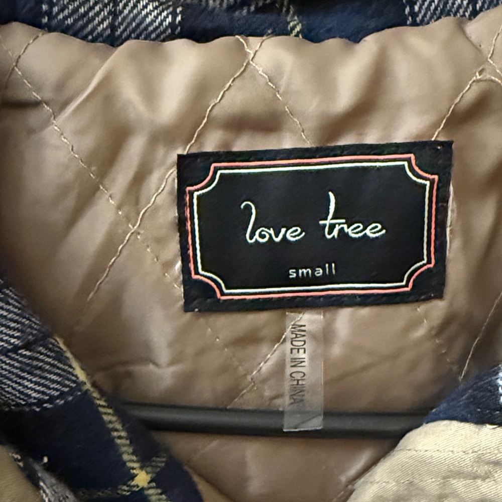 Love Tree Tan Utility Jacket with Hood - Picture 2 of 6